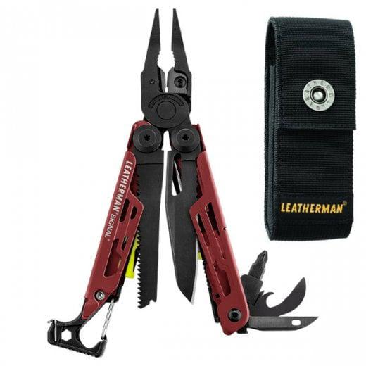 Leatherman Signal multiszerszám Crimson Red