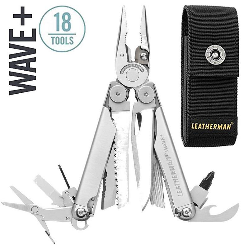 Leatherman WAVE+ multiszerszám Silver