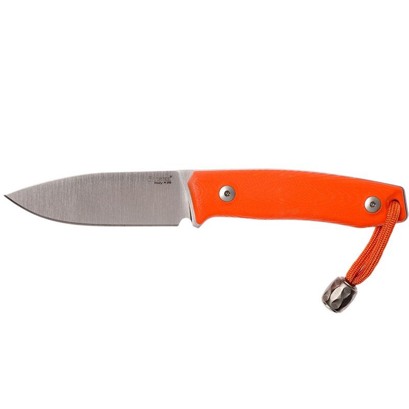 Lionsteel narancs G10 markolatú vadászkés, outdoor kés