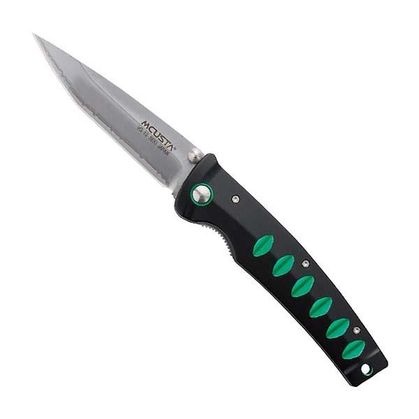 Mcusta Katana Black/Green zsebkés