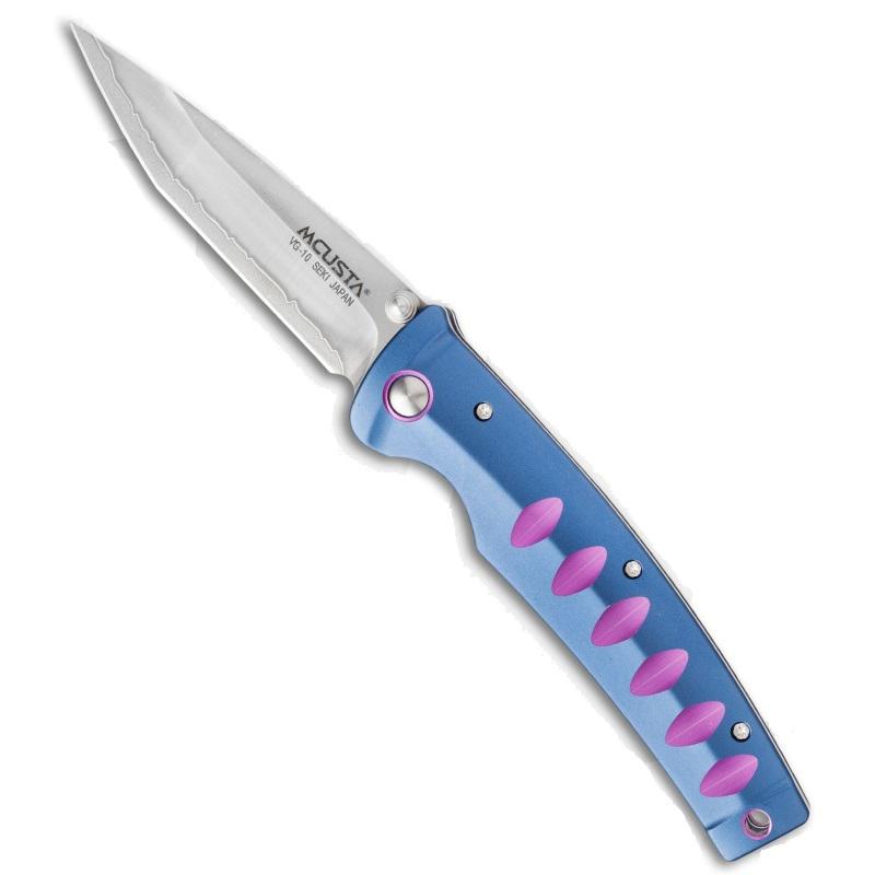 Mcusta Katana Blue/Violet zsebkés