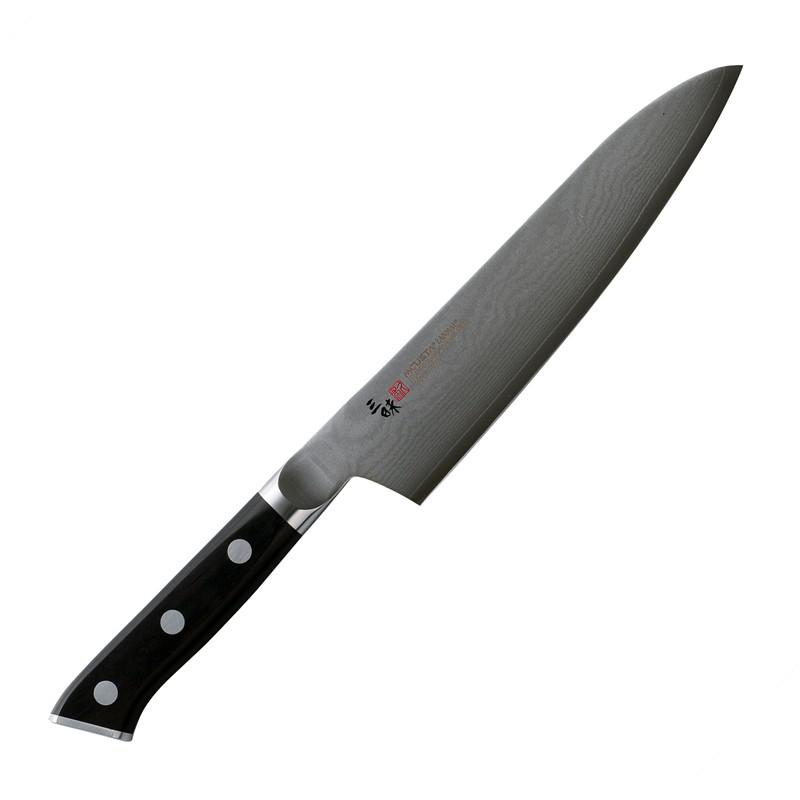 Mcusta Zanmai Classic Damaszk Black Pakka Gyuto szakácskés 18cm