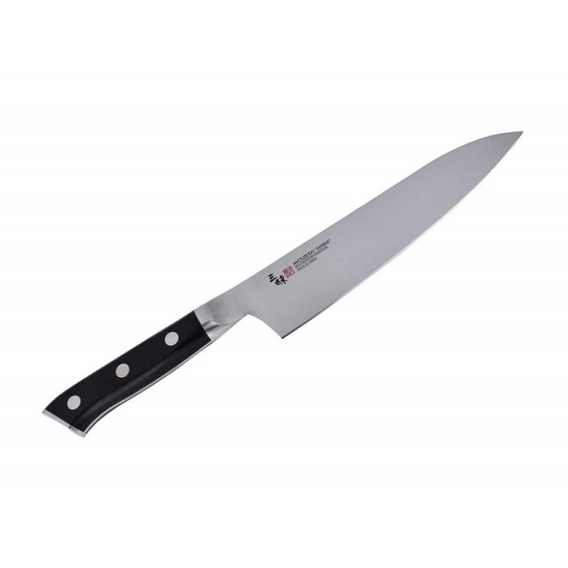 Mcusta Zanmai Classic Molybdenum Black Pakka Gyuto szakácskés 18cm