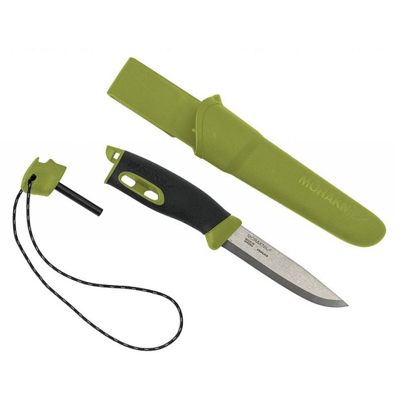 Morakniv Companion Spark Green outdoor kés, 13570