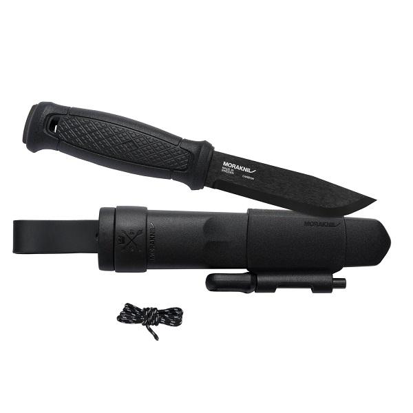 Morakniv Garberg BlackBlade with Survival Kit bushcraft kés - Carbon, Black (ID 13915)