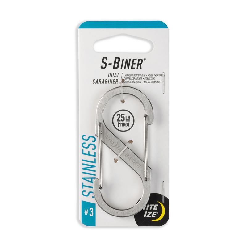 Nite Ize S-Biner #3 karabiner, stainless