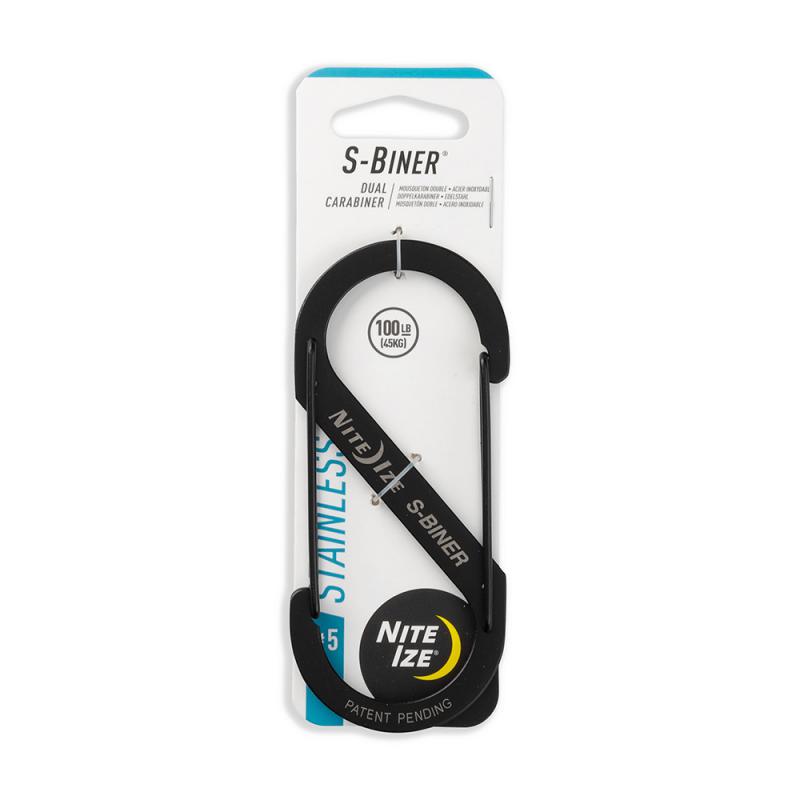 Nite Ize S-Biner #5 karabiner, fekete