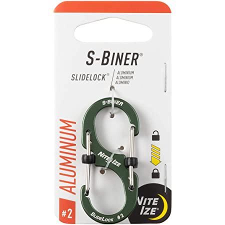 Nite Ize Slidelock S-Biner #2 karabiner, zöld