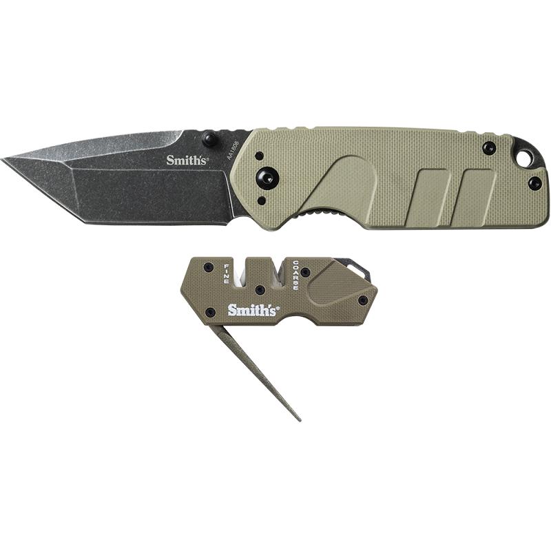 Smith's Campaing / PP1-Mini Tac Combo Desert Tan zsebkés + élező