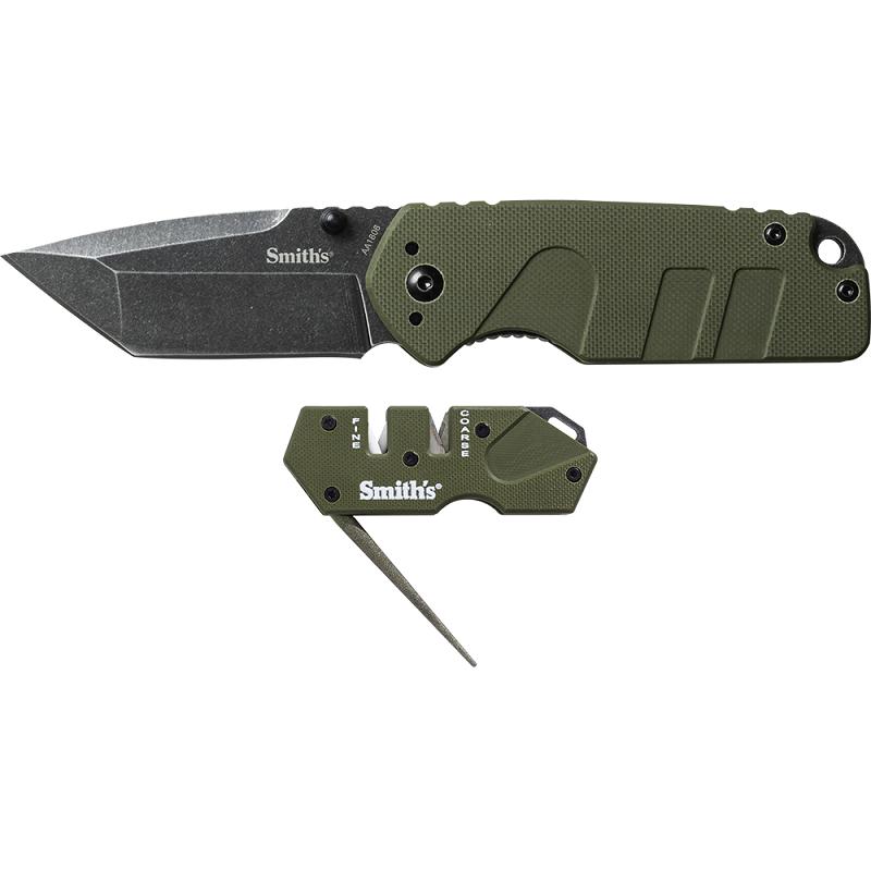 Smith's Campaing / PP1-Mini Tac Combo OD Green zsebkés + élező