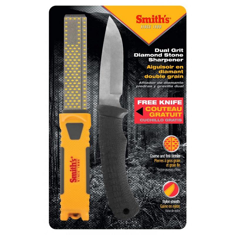 Smith's Gyémánt élező és Outdoor kés combo