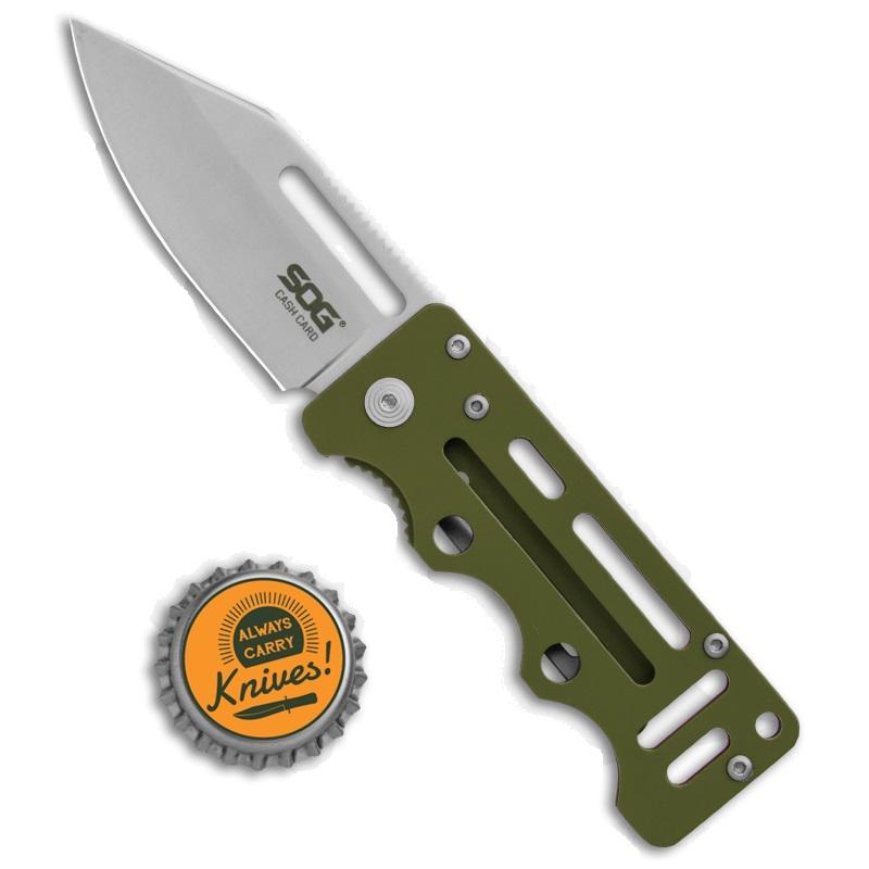 SOG CashCard Moss pénzcsipesz zsebkés