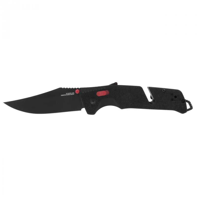 SOG Trident AT - Black & Red zsebkés