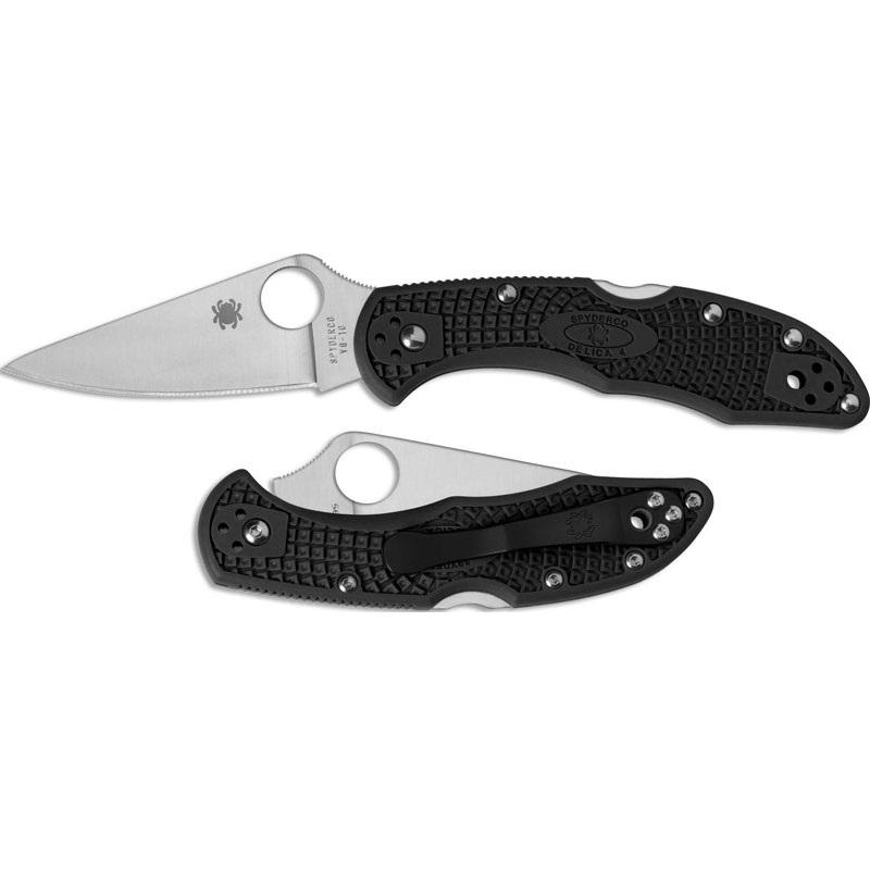 Spyderco Delica 4 Black zsebkés