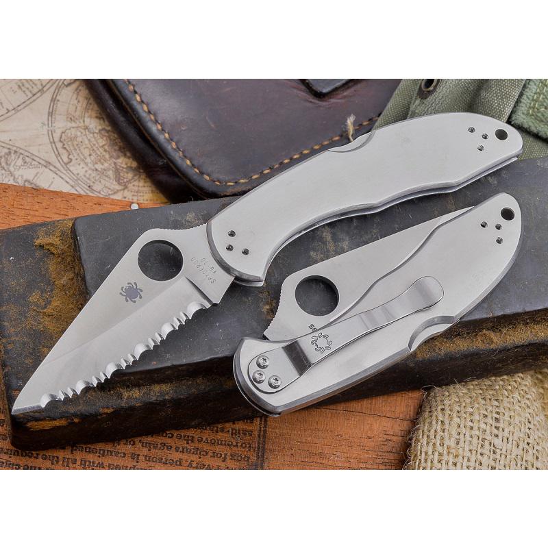 Spyderco Delica 4 S Stainless zsebkés