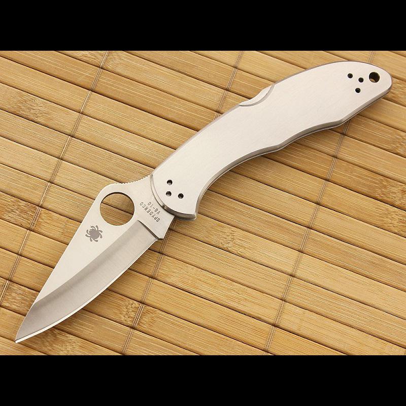 Spyderco Delica 4 Stainless zsebkés