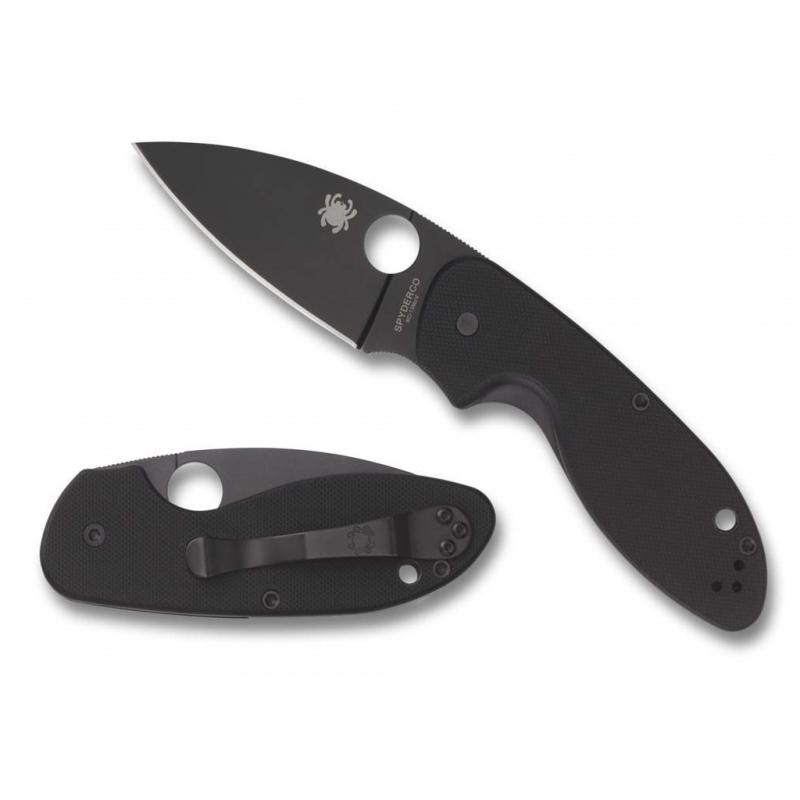 Spyderco Efficient Black Blade zsebkés