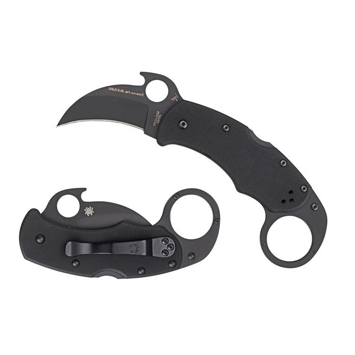 Spyderco Karahawk Black karambit zsebkés