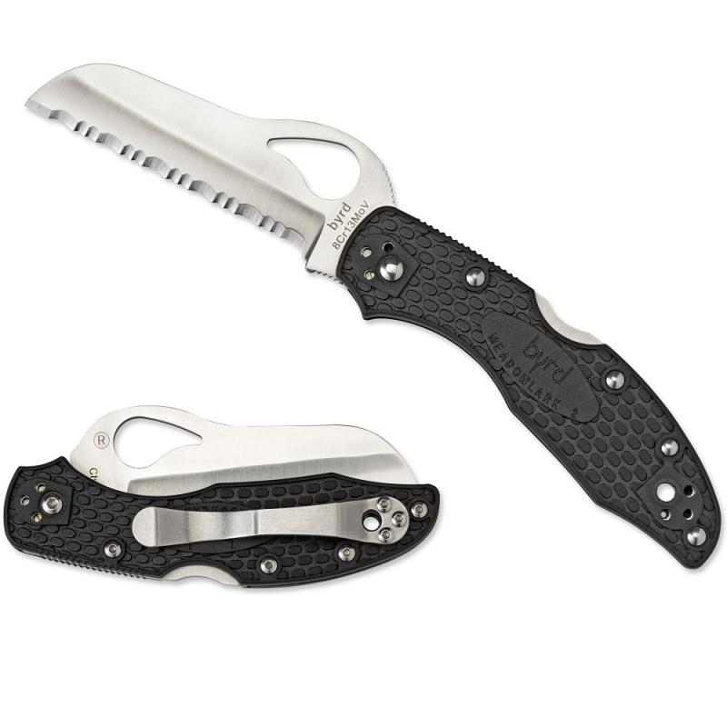 Spyderco Meadowlark 2 Rescue Black zsebkés