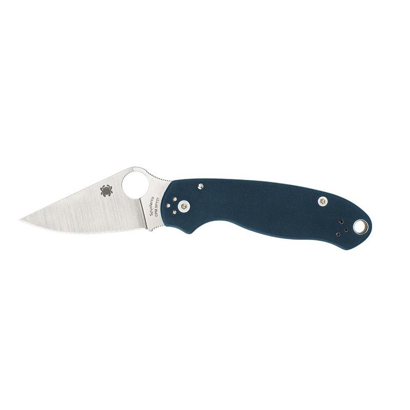 Spyderco PARA 3 G-10 COBALT BLUE PLAIN  zsebkés