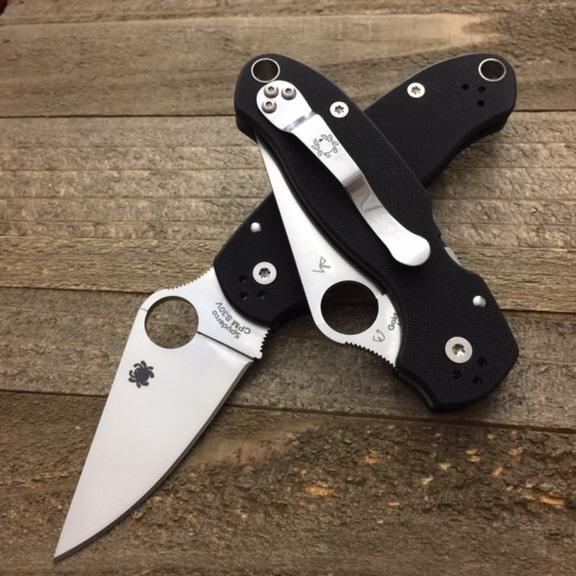 Spyderco Para 3 G10 Black zsebkés