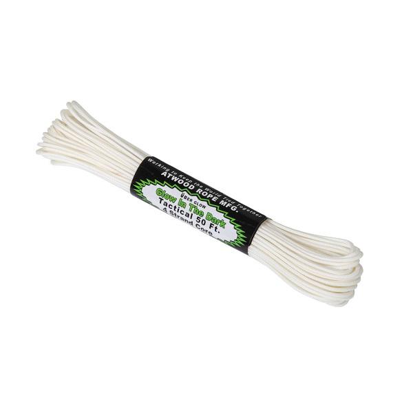 Tactical 275 Cord Glow In The Dark (15m) - White