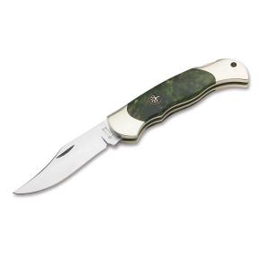 Böker Solingen Boy Scout Curly Birch Green zsebkés
