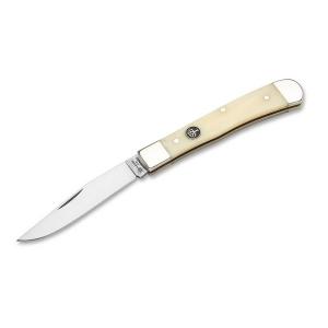Böker Solingen Trapper Bone White zsebkés