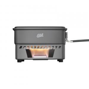 Esbit COOKSET FOR SOLID FUEL 1100ml Hard anodized aluminium
