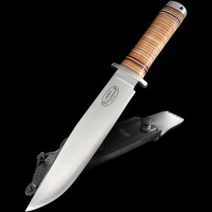 Fallkniven NL2L Odin outdoor kés, bőr tokkal