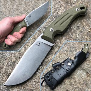 Fox Octopus Vulgaris OD Green G10 outdoor kés