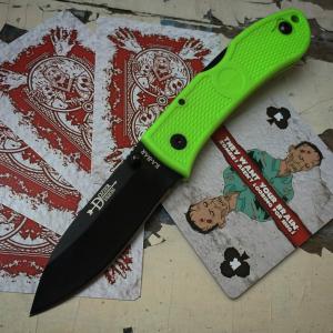 Ka-Bar Dozier Folding Hunter Zombie Green zsebkés