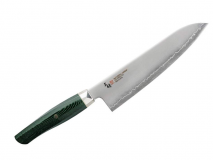 Mcusta Zanmai Revolution Kosantoku Green Micarta konyhakés 15cm