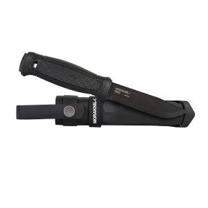 Morakniv Garberg Black bushcraft kés - Carbon, Multi-Mount tokkal, 13147
