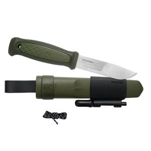 Morakniv Kansbol with Survival Kit bushcraft kés, Green (ID 13912)