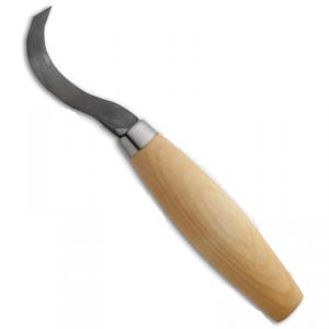 Morakniv Wood Carving 163 Double Edge fafaragó kés, bőr tokkal, 13387
