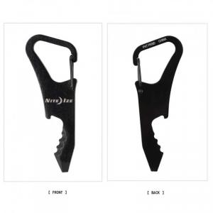 Nite Ize Doohickey Clipkey karabiner, multiszerszám fekete