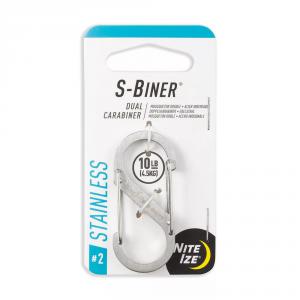 Nite Ize S-Biner #2 karabiner, fémszínű