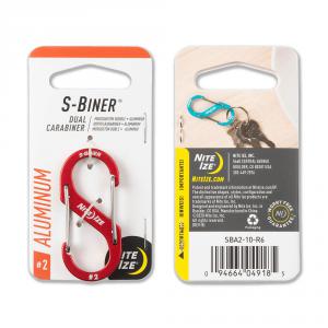 Nite Ize S-Biner #2 karabiner, piros