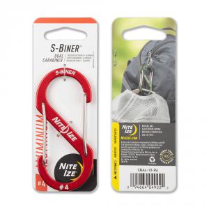 Nite Ize S-Biner #4 karabiner, piros