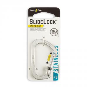 Nite Ize Slidelock #3 karabiner, ezüst