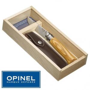 Opinel No.8 Díszdobozos Olajfa markolatú bicska
