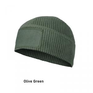 RANGE Beanie Cap - Grid Fleece sapka, Olive Green