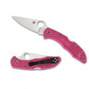 Spyderco Delica 4 FRN Pink - S30V zsebkés