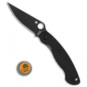 Spyderco MILITARY G-10 BLACK BLADE