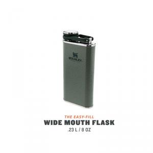 Stanley CLASSIC EASY-FILL WIDE MOUTH FLASK 8oz /230ml Hammertone Green