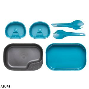 Wildo Camp-A-Box Duo Light Green étkészlet 3 féle színbe