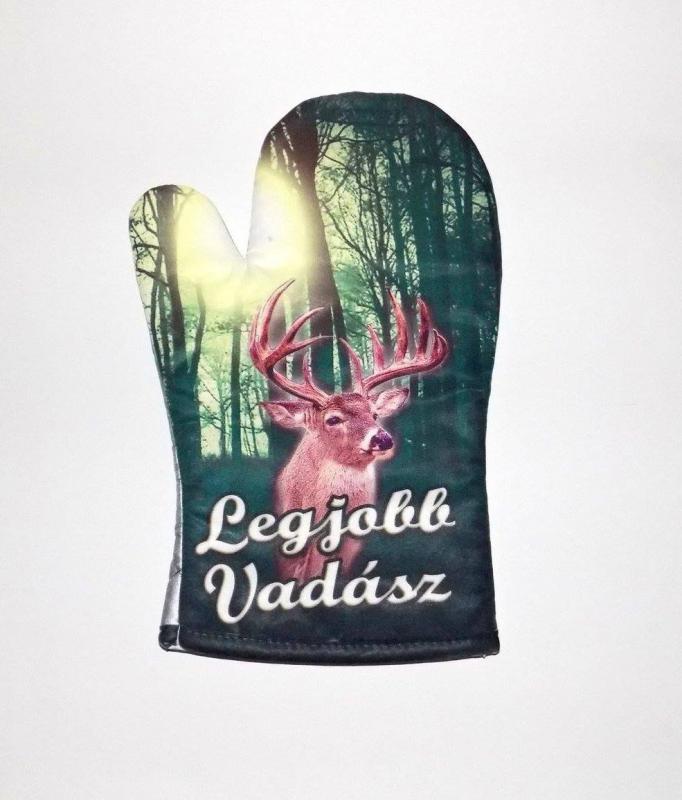 edényfogó kesztyű "Legjobb vadász"
