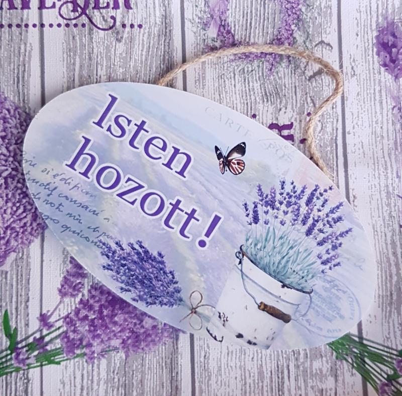 fatábla akasztóval - Isten hozott