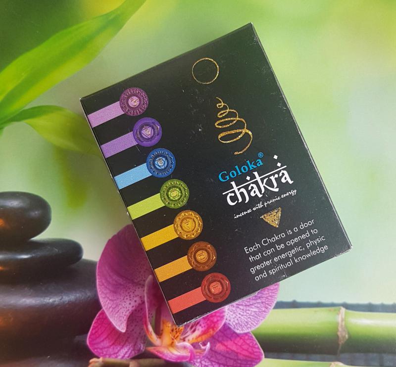 GOLOKA CHAKRA - Csakra masala kúpfüstölő